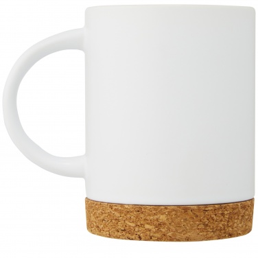 Logo trade advertising product photo of: Neiva 425 ml ceramic mug with cork base