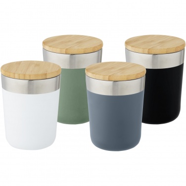 Logotrade promotional giveaway image of: Lagan 300 ml stainless steel tumbler with bamboo lid