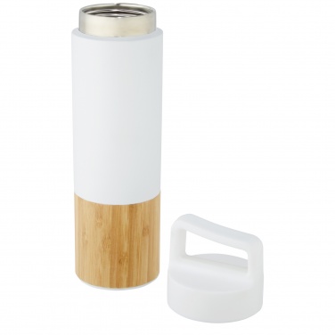 Logo trade corporate gifts picture of: Torne 540 ml  stainless steel bottle with bamboo outer wall