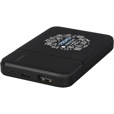 Logo trade promotional merchandise image of: Loop 5000 mAh recycled plastic power bank