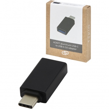 Logotrade promotional giveaway image of: ADAPT aluminum USB-C to USB-A 3.0 adapter