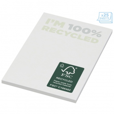 Logo trade promotional giveaway photo of: Sticky-Mate® recycled sticky notes 50 x 75 mm