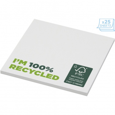 Logotrade promotional giveaway image of: Sticky-Mate® recycled sticky notes 75 x 75 mm