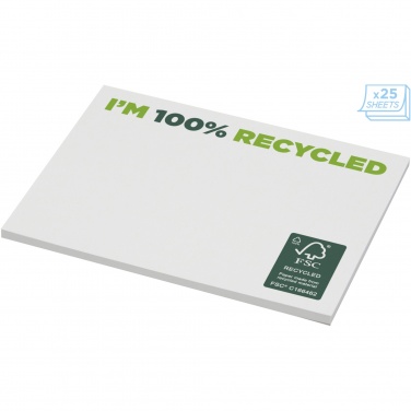 Logo trade business gifts image of: Sticky-Mate® recycled sticky notes 100x75 mm