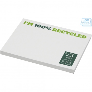 Logo trade advertising product photo of: Sticky-Mate® recycled sticky notes 100x75 mm