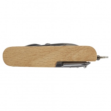 Logo trade advertising products image of: Richard 7-function wooden pocket knife