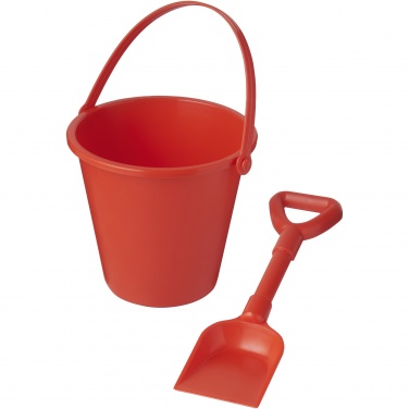 Logo trade business gifts image of: Tides recycled beach bucket and spade