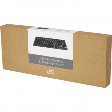 Logo trade promotional gifts image of: Hybrid performance Bluetooth keyboard - QWERTY