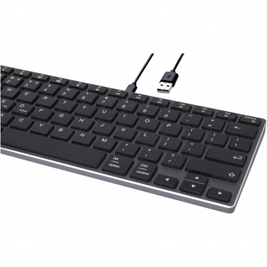 Logo trade promotional products picture of: Hybrid performance Bluetooth keyboard - QWERTY