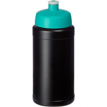 Logo trade promotional product photo of: Baseline 500 ml recycled sport bottle