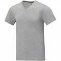 Somoto short sleeve men's V-neck t-shirt , Heather grey