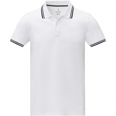 Logo trade advertising products image of: Amarago short sleeve men's tipping polo