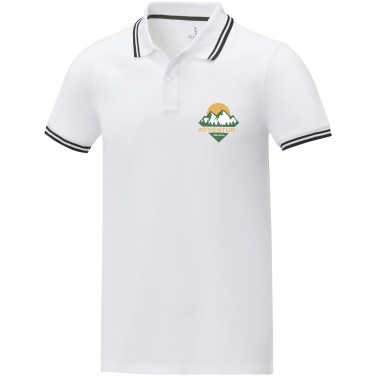 Logotrade advertising product image of: Amarago short sleeve men's tipping polo