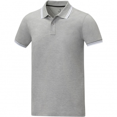 Logo trade advertising products picture of: Amarago short sleeve men's tipping polo