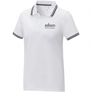 Logo trade promotional items image of: Amarago short sleeve women's tipping polo