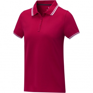 Logotrade promotional product picture of: Amarago short sleeve women's tipping polo