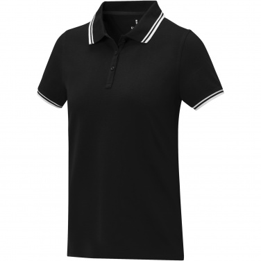 Logotrade business gift image of: Amarago short sleeve women's tipping polo