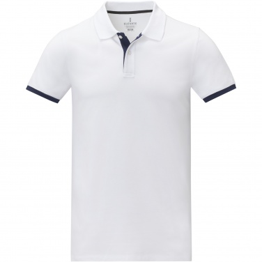 Logo trade advertising products image of: Morgan short sleeve men's duotone polo