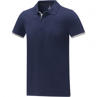 Logo trade business gift photo of: Morgan short sleeve men's duotone polo