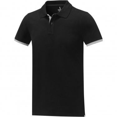 Logotrade business gifts photo of: Morgan short sleeve men's duotone polo