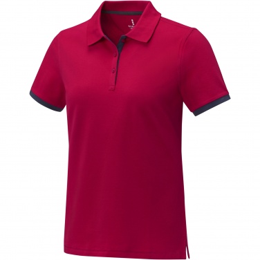 Logotrade promotional product picture of: Morgan short sleeve women's duotone polo