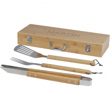 Logo trade promotional merchandise picture of: Assadus 3-piece BBQ set