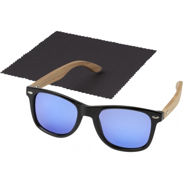 Logotrade promotional merchandise image of: Hiru rPET/wood mirrored polarized sunglasses in gift box