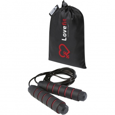 Logotrade promotional giveaway picture of: Austin soft skipping rope in recycled PET pouch