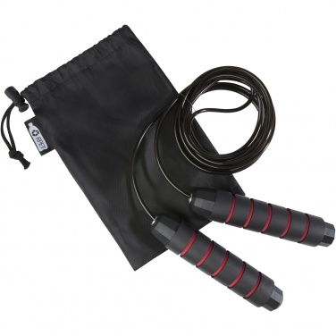 Logo trade corporate gifts image of: Austin soft skipping rope in recycled PET pouch