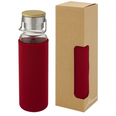 Logo trade promotional gift photo of: Thor 660 ml glass bottle with neoprene sleeve