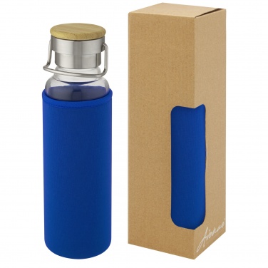 Logo trade promotional merchandise picture of: Thor 660 ml glass bottle with neoprene sleeve