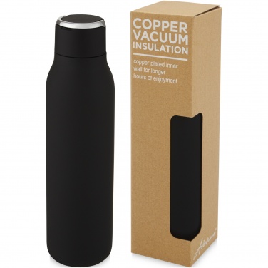 Logotrade promotional giveaway image of: Marka 600 ml copper vacuum insulated bottle with metal loop