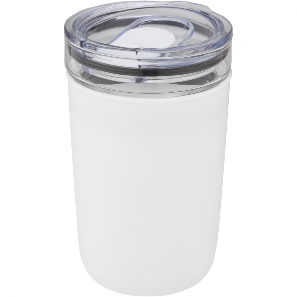 Logo trade corporate gift photo of: Bello 420 ml glass tumbler with recycled plastic outer wall