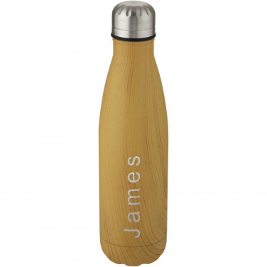 Logotrade promotional giveaways photo of: Cove 500 ml vacuum insulated stainless steel bottle with wood print