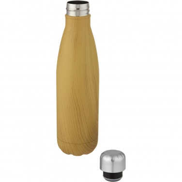 Logotrade promotional items photo of: Cove 500 ml vacuum insulated stainless steel bottle with wood print