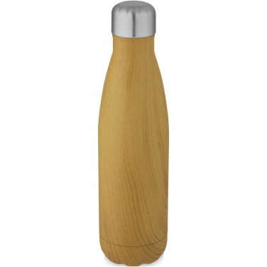 Logotrade promotional items photo of: Cove 500 ml vacuum insulated stainless steel bottle with wood print