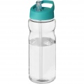 H2O Active® Base Tritan™ 650 ml spout lid sport bottle, Transparent clear / Aqua blue