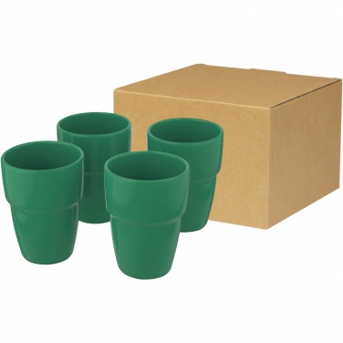 Logo trade promotional gifts picture of: Staki 4-piece 280 ml stackable mug gift set