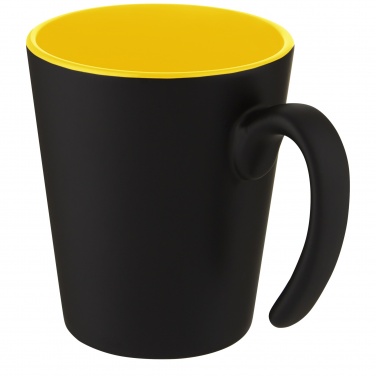 Logo trade business gifts image of: Oli 360 ml ceramic mug with handle