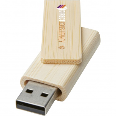 Logotrade promotional merchandise photo of: Rotate 16GB bamboo USB flash drive