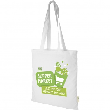 Logotrade promotional product image of: Orissa 140 g/m² organic cotton tote bag 7L