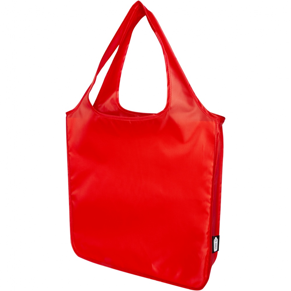 Logo trade promotional merchandise picture of: Ash RPET large foldable tote bag 14L