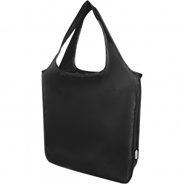 Logo trade promotional giveaways picture of: Ash RPET large foldable tote bag 14L