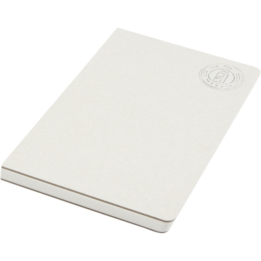 Logo trade promotional products picture of: Dairy Dream A5 size reference recycled milk cartons spineless notebook