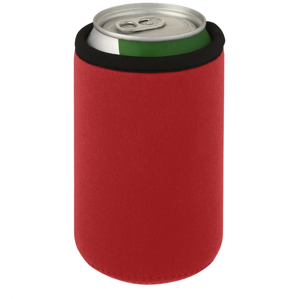 Logo trade promotional gifts image of: Vrie recycled neoprene can sleeve holder