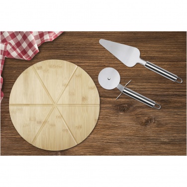 Logotrade advertising product picture of: Mangiary bamboo pizza peel and tools