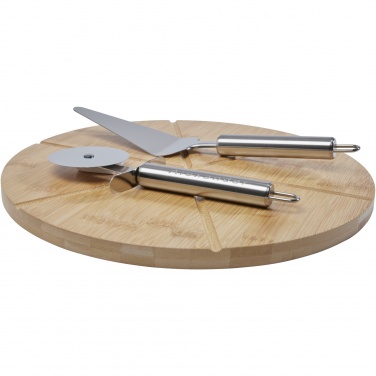 Logo trade corporate gift photo of: Mangiary bamboo pizza peel and tools