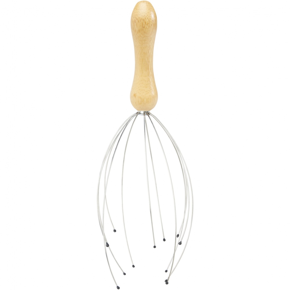 Logotrade promotional giveaway picture of: Hator bamboo head massager