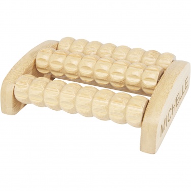 Logo trade advertising products image of: Venis bamboo foot massager