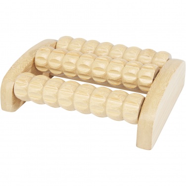 Logo trade corporate gifts image of: Venis bamboo foot massager